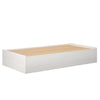 Hillview Twin Platform Bed with Storage Drawer, Ivory Oak and Ironwood - Ivory Oak - N/A