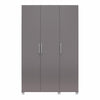 Camberly 3 Door Wardrobe, Graphite Gray - Graphite Grey