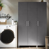 Camberly 3 Door Wardrobe, Graphite Gray - Graphite Grey