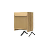 Lory 2 Door Wall Cabinet with Hanging Rod, Natural - Natural - N/A