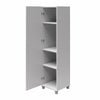 Lory 60" Tall Storage Cabinet, Dove Gray - Dove Gray