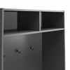 Flex Gym Cabinet with Yoga Mat Storage & Bench Seat - Graphite