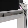 Xtreme Gaming Corner Desk with Riser & LED Light Kit - White