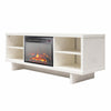 Liam TV Stand with Electric Fireplace for TVs up to 65" - Plaster
