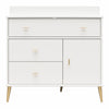Little Seeds Valentina 3 Drawer/ 1 Door Convertible Dresser & Changing Table - White