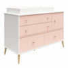 Little Seeds Valentina 4 Drawer/ 1 Door Convertible Dresser & Changing Table - Pale Pink