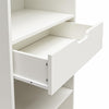 Versa Open Cabinet with Drawer - White