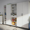 Versa Open Cabinet with Drawer - White