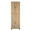 Lory Framed Storage Cabinet with Drawer - Natural
