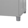 Lory Framed Storage Cabinet with Drawer, Dove Gray - Dove Gray