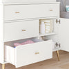 Little Seeds Valentina 3 Drawer/ 1 Door Convertible Dresser & Changing Table - White