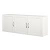 Lory Framed 54" Wall Cabinet - White