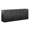 Lory Framed 54" Wall Cabinet - Black