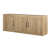 Lory Framed 54" Wall Cabinet - Natural