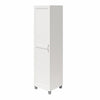 Lory Framed 60" Tall Storage Cabinet, White - White