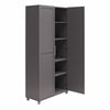 Camberly Framed 36" Utility Storage Cabinet, Graphite Gray - Graphite Grey
