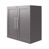 Camberly Framed 24" Wall Cabinet, Graphite Gray - Graphite Grey