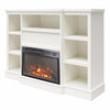Kerswell Mantel with Electric Fireplace - White