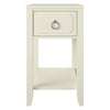 Her Majesty Side Table, White - White