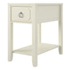Her Majesty Side Table, White - White
