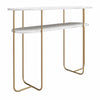 Athena Console Table - White marble