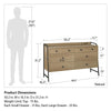Bushwick Wide 6 Drawer Dresser, Natural - Natural