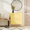 Cache 2 Door Locker Style Metal Shoe Storage Cabinet - Yellow