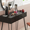 Kimberly At Home Vanity with Drawers - Black Oak