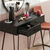 Kimberly At Home Vanity with Drawers - Black Oak