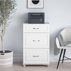 Kendall 24" 3 Drawer Base Cabinet, White - White