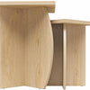 Voler Set of 2 Nesting End Tables - Blonde Oak