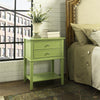 Franklin Accent Table with 2 Drawers, Green - Lime Green - N/A