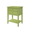 Franklin Accent Table with 2 Drawers, Green - Lime Green - N/A