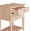 Franklin Accent Table with 2 Drawers, Pink - Pink - N/A