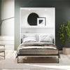 Impressions Full Wall Bed, White and Faux Wave - White