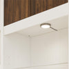 Pinnacle Single Side Cabinet for Wall Beds, Touch Sensor LED Light and Storage - Columbia Walnut