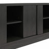 Greenwich TV Stand for TVs up to 65" - Black Oak