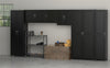 Kendall 24" Wall Cabinet, Black - Black