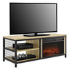 Brookspoint Fireplace TV Stand for TVs up to 55", Golden Oak - Golden Oak - N/A