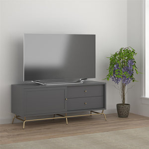 Madison TV Console for TVs up to 65”, Graphite Gray - Graphite Grey - N/A