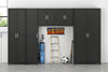 Callahan 16" Utility Storage Cabinet, Black - Black - N/A