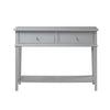 Franklin Console Table, Gray  - Gray - N/A