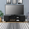 Southlander TV Stand for TVs up to 65", Black Oak - Black Oak - N/A