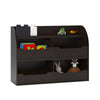 Mia Toy Storage Bookcase, Espresso - Espresso - N/A