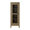 Braewood Storage Cabinet with Mesh Door, Golden Oak - Golden Oak - N/A