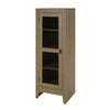 Braewood Storage Cabinet with Mesh Door, Golden Oak - Golden Oak - N/A
