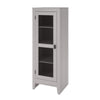 Braewood Storage Cabinet with Mesh Door - Ivory Oak - N/A