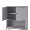 Franklin Over the Toilet Storage Cabinet, Gray - Gray - N/A