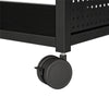 Aubrie Bar and Serving Cart - Black - N/A