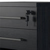 Parkside Mobile File Cabinet - Black Oak - N/A